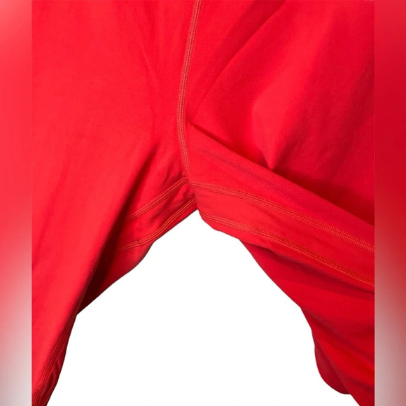 Lululemon Align High-Rise Pant 28” in Carnation Red Double Lined Size 14 - Picture 8 of 11